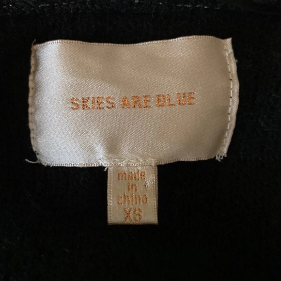 “Skies are Blue” open draped sweater XS - Picture 7 of 8